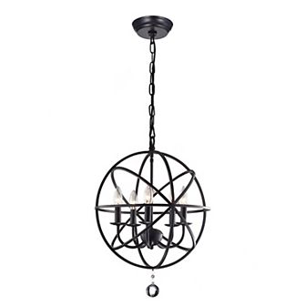 Greenville Signature 5-Light Global Chandelier For Dining/Bedroom, Hallway, Living Room