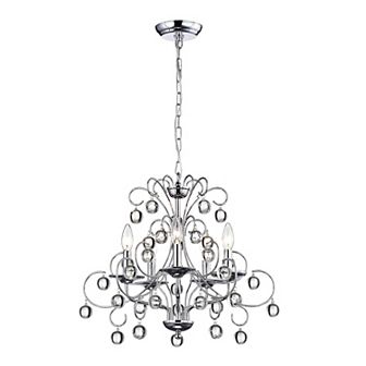Greenville Signature 5-Light Candle-Style Chandelier For Dining/Bedroom, Hallway, Living Room