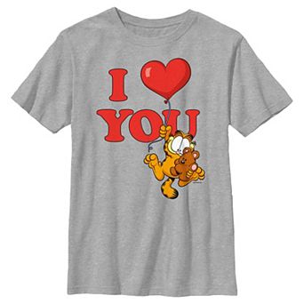 Boys Garfield I Love You Graphic Tee