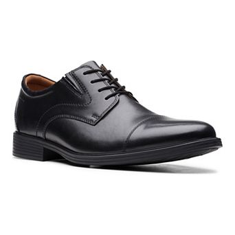 Clarks® Whiddon Cap Men's Leather Dress Shoes