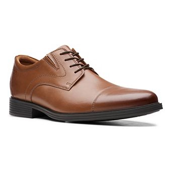 Clarks® Whiddon Cap Men's Leather Dress Shoes