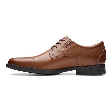 Clarks® Whiddon Cap Men's Leather Dress Shoes