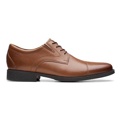 Clarks® Whiddon Cap Men's Leather Dress Shoes