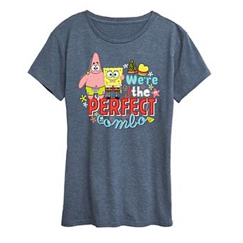 Women's Spongebob Squarepants We're The Perfect Couple Graphic Tee