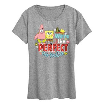 Women's Spongebob Squarepants We're The Perfect Couple Graphic Tee