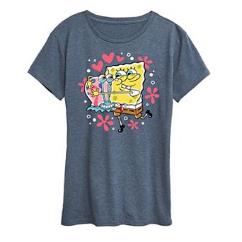 Women's Spongebob Squarepants Gary Hug Graphic Tee