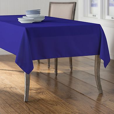 Polyester Poplin Rectangular Tablecloth, 60 By 102-inch