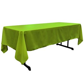 Rectangular Smooth Seamless Tablecloth with Serger Edges for Weddings, Parties, and Gatherings