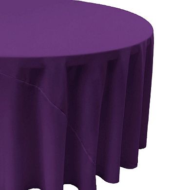 Polyester Poplin Tablecloth 108-inches Round