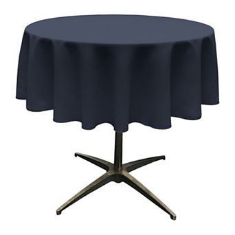 Seamless Round Tablecloth in Polyester Poplin for Home Dining Gatherings and Celebrations