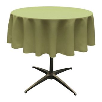 Seamless Round Tablecloth in Polyester Poplin for Home Dining Gatherings and Celebrations