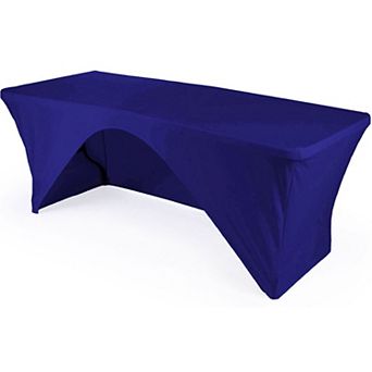 Rectangular Open Back Spandex Tablecloth, 72 By 30 By 30-inch