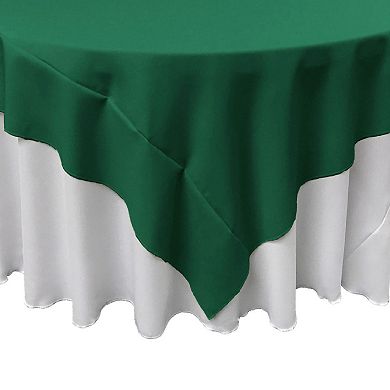 Polyester Poplin Square Tablecloth, 72 By 72-inch