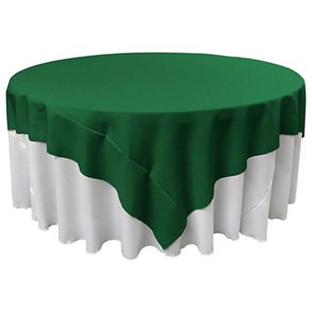 Square Polyester Tablecloth for Dining Table Poplin Fabric for Dining Parties and Holidays