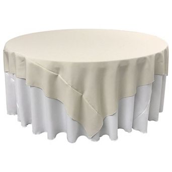 Square Polyester Tablecloth for Dining Table Poplin Fabric for Dining Parties and Holidays