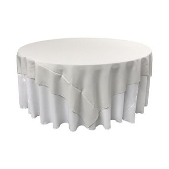 Square Polyester Tablecloth for Dining Table Poplin Fabric for Dining Parties and Holidays