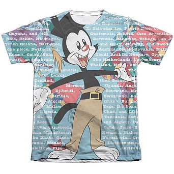 Animaniacs Yakko World Sleeve T-shirt