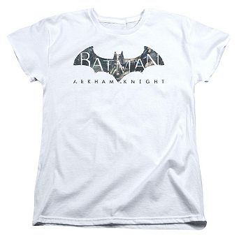 Batman Arkham Knight Descending Logo Short Sleeve Womens T-shirt