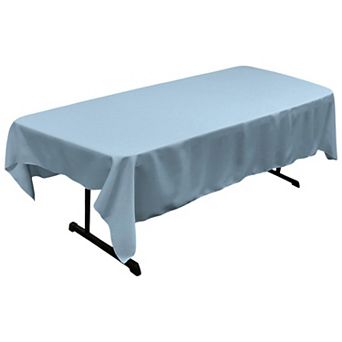 Polyester Poplin Rectangular Tablecloth Seamless Table Cover for Dining Parties and Gatherings