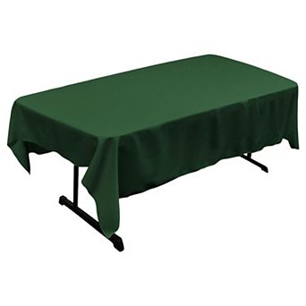Polyester Poplin Rectangular Tablecloth Seamless Table Cover for Dining Parties and Gatherings