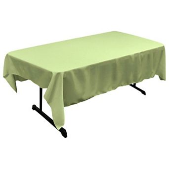 Polyester Poplin Rectangular Tablecloth Seamless Table Cover for Dining Parties and Gatherings