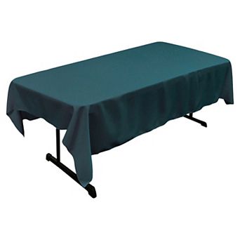 Polyester Poplin Rectangular Tablecloth Seamless Table Cover for Dining Parties and Gatherings
