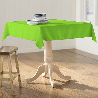 Polyester Poplin Square Tablecloth, 58 By 58-inch