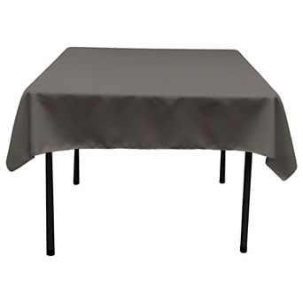 Polyester Poplin Square Tablecloth for Kitchen or Dining Table Smooth Even Surface