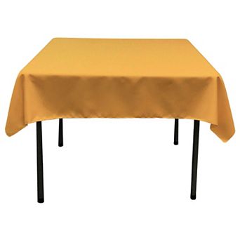 Polyester Poplin Square Tablecloth for Kitchen or Dining Table Smooth Even Surface