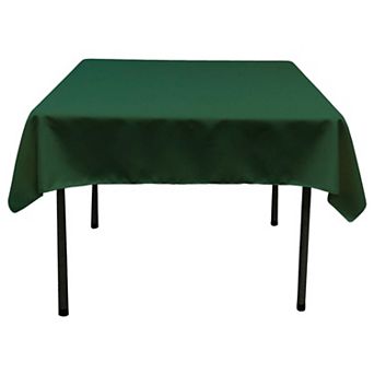 Polyester Poplin Square Tablecloth for Kitchen or Dining Table Smooth Even Surface