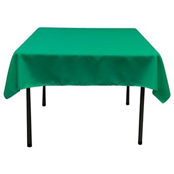 Polyester Poplin Square Tablecloth for Kitchen or Dining Table Smooth Even Surface