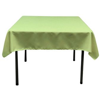 Polyester Poplin Square Tablecloth for Kitchen or Dining Table Smooth Even Surface