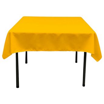 Polyester Poplin Square Tablecloth for Kitchen or Dining Table Smooth Even Surface