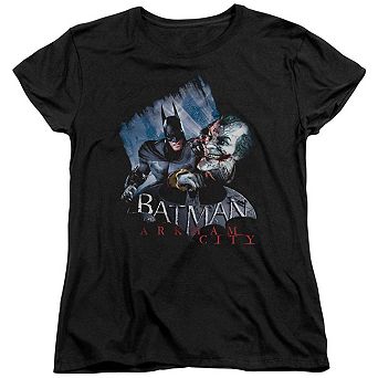 Batman Arkham City Jokes On You! Short Sleeve Womens T-shirt