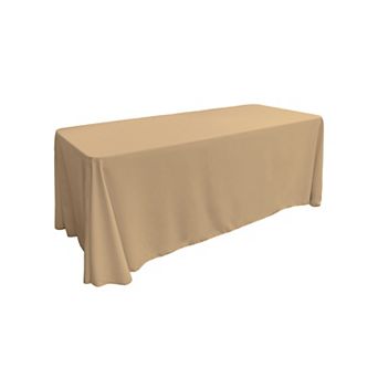 Polyester Poplin Rectangular Tablecloth 90 By 132-inch