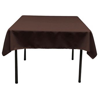 Square Polyester Tablecloth for Dining Table Poplin Fabric Seamless One-Piece Design