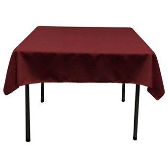 Square Polyester Tablecloth for Dining Table Poplin Fabric Seamless One-Piece Design