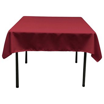 Square Polyester Tablecloth for Dining Table Poplin Fabric Seamless One-Piece Design