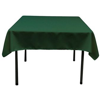 Square Polyester Tablecloth for Dining Table Poplin Fabric Seamless One-Piece Design