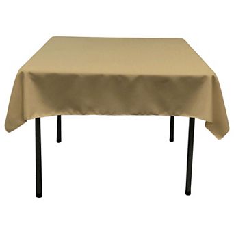 Square Polyester Tablecloth for Dining Table Poplin Fabric Seamless One-Piece Design