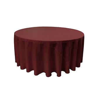 Polyester Poplin Tablecloth 132 in Round