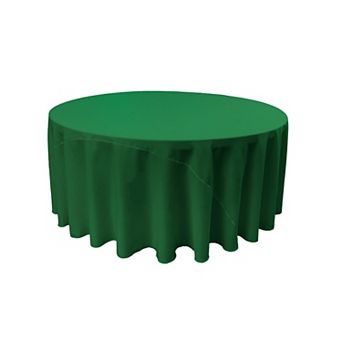 Polyester Poplin Tablecloth 132 in Round