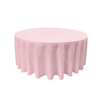 Polyester Poplin Tablecloth 132 in Round