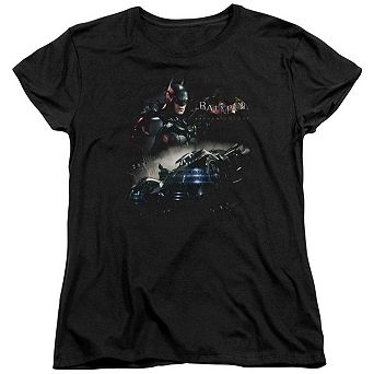 Batman Arkham Knight Knight Rider Short Sleeve Womens T-shirt