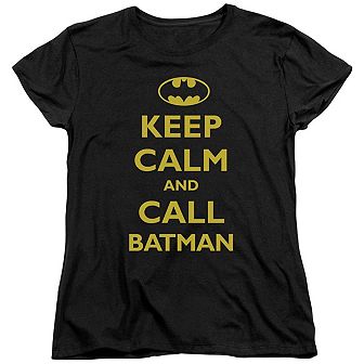 Batman Call Batman Short Sleeve Womens T-shirt