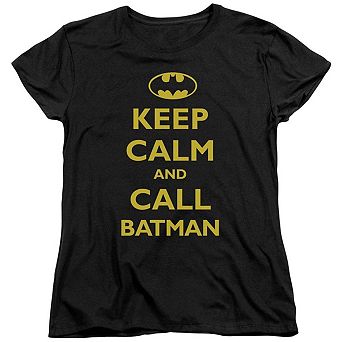Batman Call Batman Short Sleeve Womens T-shirt