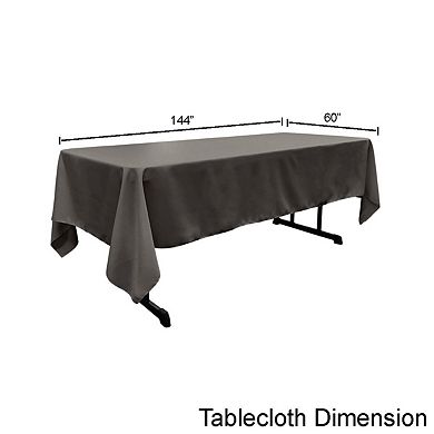 Polyester Poplin Rectangular Tablecloth 60 By 144-inch
