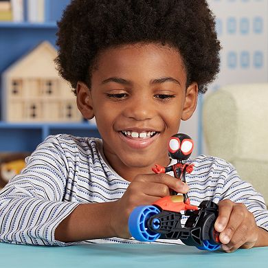 Marvel Spidey and His Amazing Friends Miles Morales with Motorcycle by Hasbro