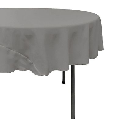 Polyester Poplin Tablecloth 72-inches Round
