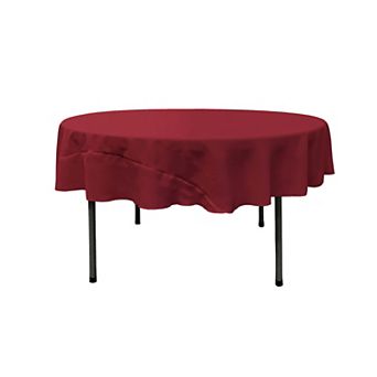 Polyester Poplin Tablecloth 72 in Round